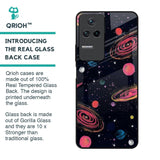 Galaxy In Dream Glass Case For Poco F4 5G