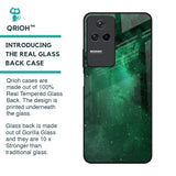 Emerald Firefly Glass Case For Poco F4 5G