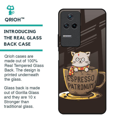 Tea With Kitty Glass Case For Poco F4 5G