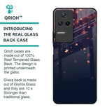 Falling Stars Glass Case For Poco F4 5G