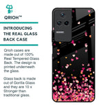 Heart Rain Fall Glass Case For Poco F4 5G