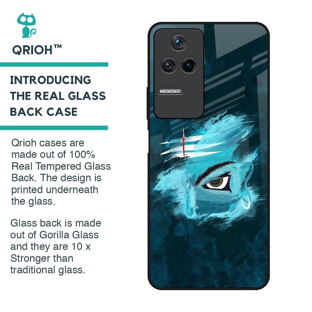 Power Of Trinetra Glass Case For Poco F4 5G