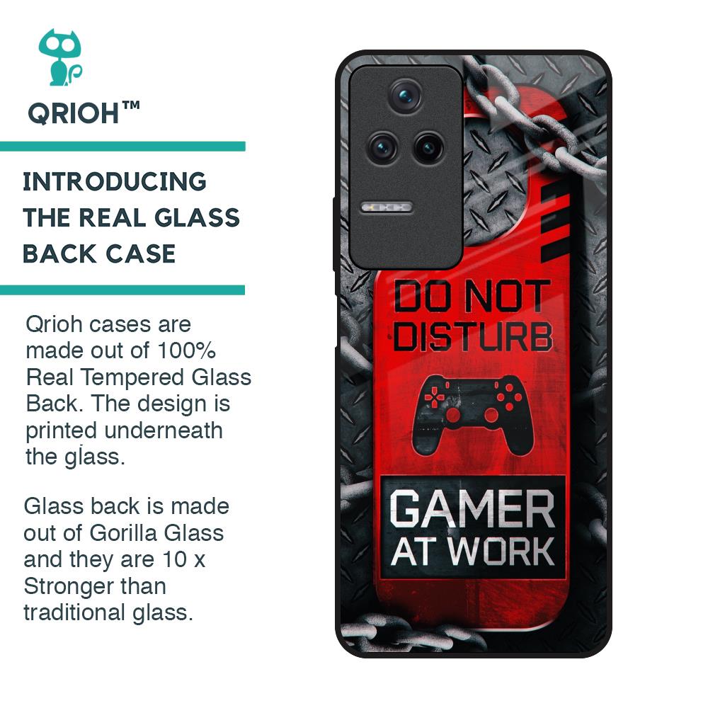 Do No Disturb Glass Case For Poco F4 5G