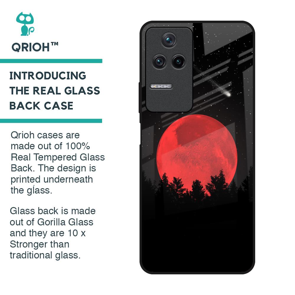 Moonlight Aesthetic Glass Case For Poco F4 5G