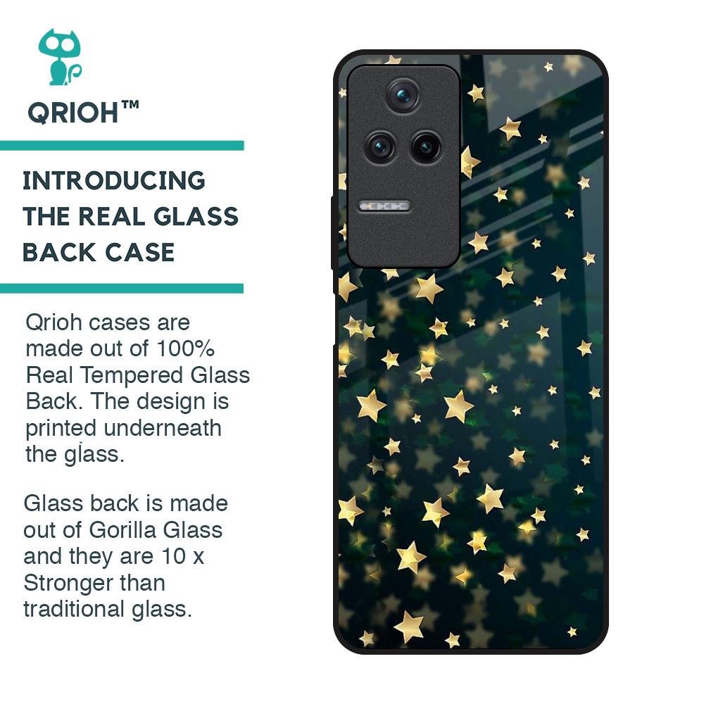 Dazzling Stars Glass Case For Poco F4 5G