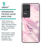 Diamond Pink Gradient Glass Case For Poco F4 5G