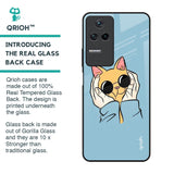 Adorable Cute Kitty Glass Case For Poco F4 5G