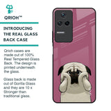 Funny Pug Face Glass Case For Poco F4 5G