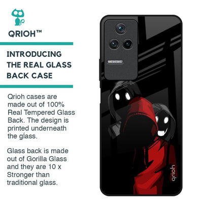 Shadow Character Glass Case for Poco F4 5G