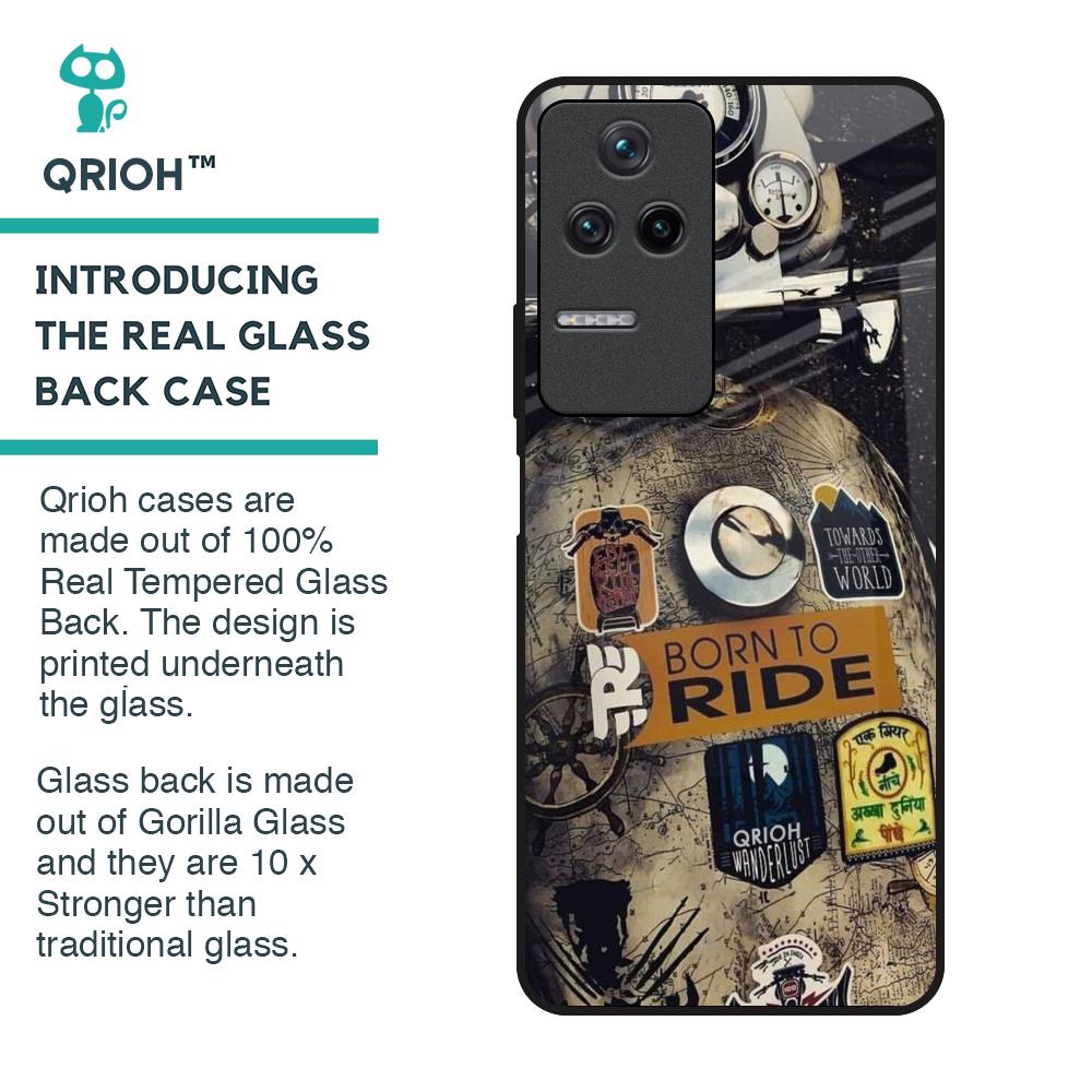 Ride Mode On Glass Case for Poco F4 5G