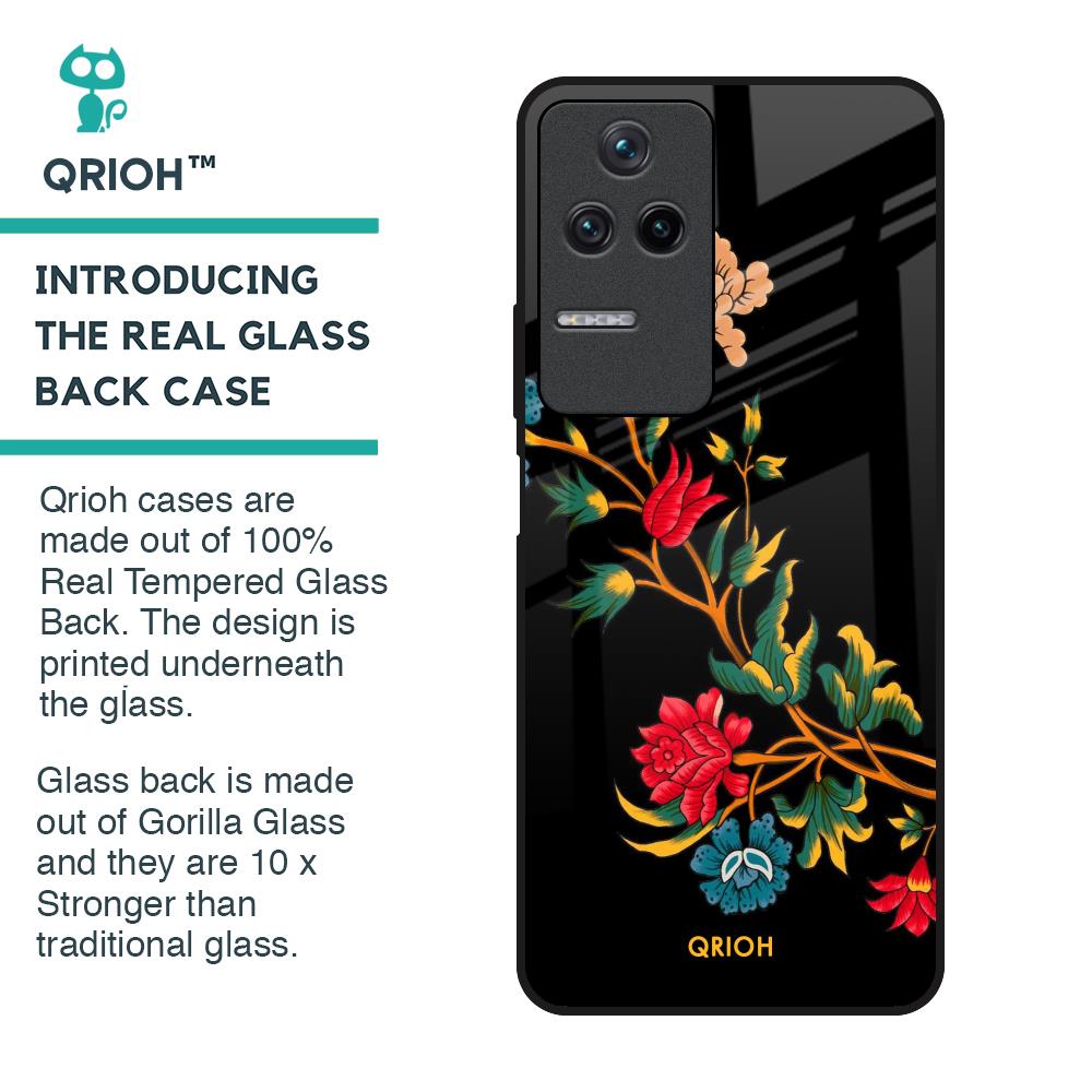 Dazzling Art Glass Case for Poco F4 5G