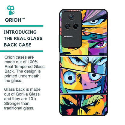 Anime Legends Glass Case for Poco F4 5G
