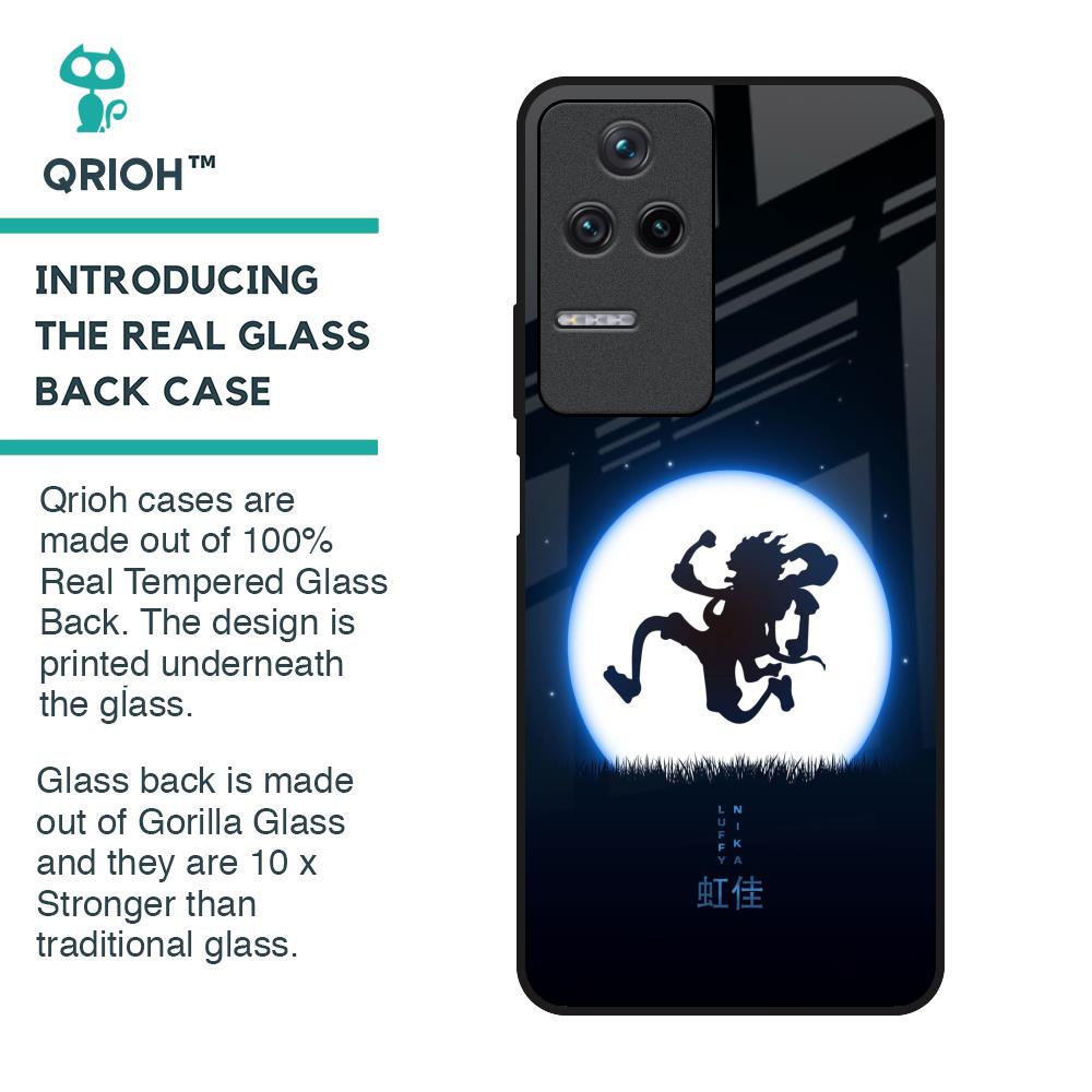 Luffy Nika Glass Case for Poco F4 5G