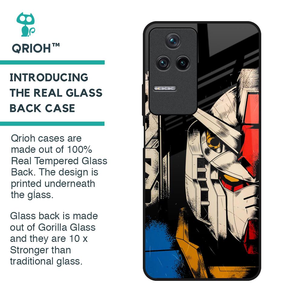 Transformer Art Glass Case for Poco F4 5G
