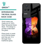 Minimalist Anime Glass Case for Poco F4 5G