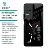 Luffy Line Art Glass Case for Poco F4 5G