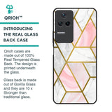 Geometrical Marble Glass Case for Poco F4 5G