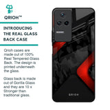 Modern Camo Abstract Glass Case for Poco F4 5G