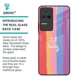 Lucky Abstract Glass Case for Poco F4 5G