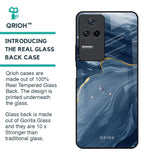 Deep Ocean Marble Glass Case for Poco F4 5G