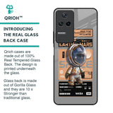 Space Ticket Glass Case for Poco F4 5G