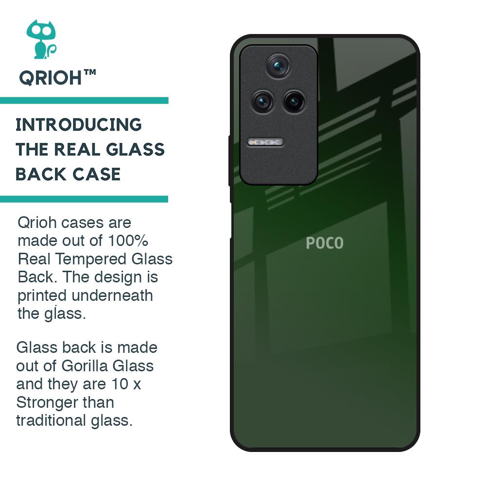 Deep Forest Glass Case for Poco F4 5G