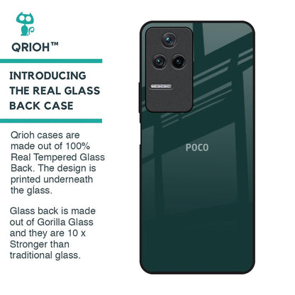 Olive Glass Case for Poco F4 5G