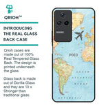 Fly Around The World Glass Case for Poco F4 5G