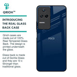 Royal Navy Glass Case for Poco F4 5G