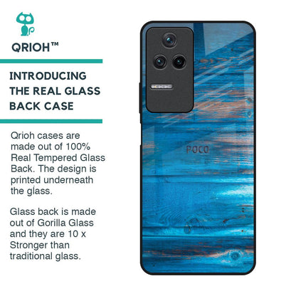 Patina Finish Glass case for Poco F4 5G