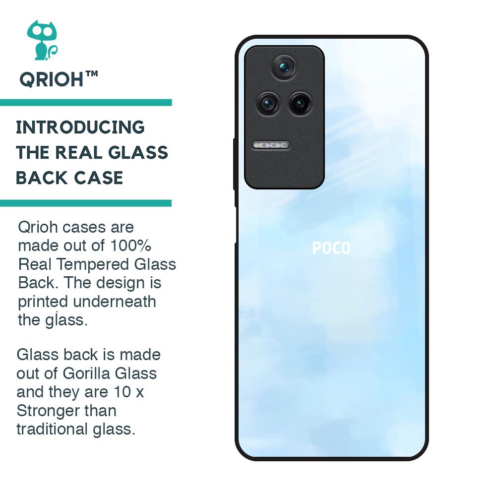 Bright Sky Glass Case for Poco F4 5G