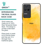 Rustic Orange Glass Case for Poco F4 5G