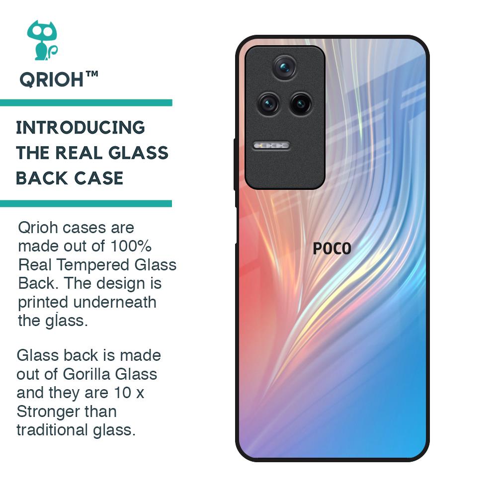 Mystic Aurora Glass Case for Poco F4 5G