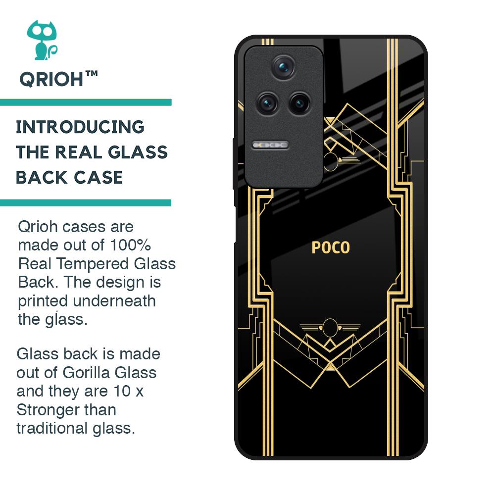 Sacred Logo Glass Case for Poco F4 5G
