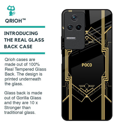 Sacred Logo Glass Case for Poco F4 5G