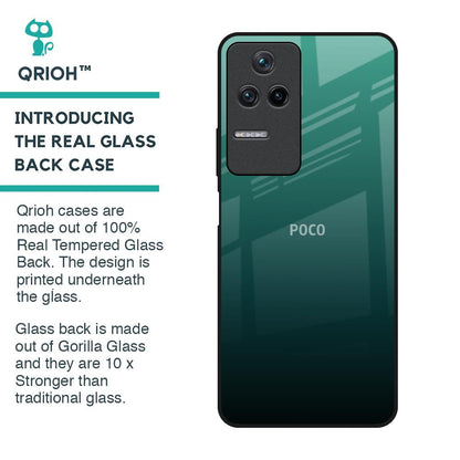 Palm Green Glass Case For Poco F4 5G