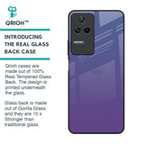 Indigo Pastel Glass Case For Poco F4 5G