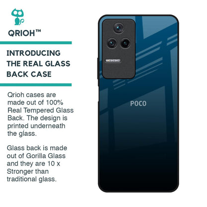 Sailor Blue Glass Case For Poco F4 5G