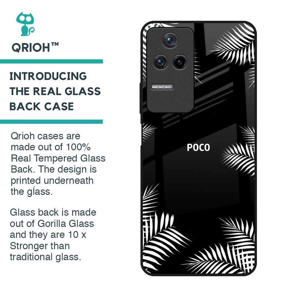 Zealand Fern Design Glass Case For Poco F4 5G