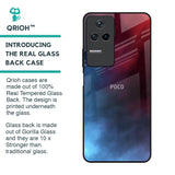 Smokey Watercolor Glass Case for Poco F4 5G