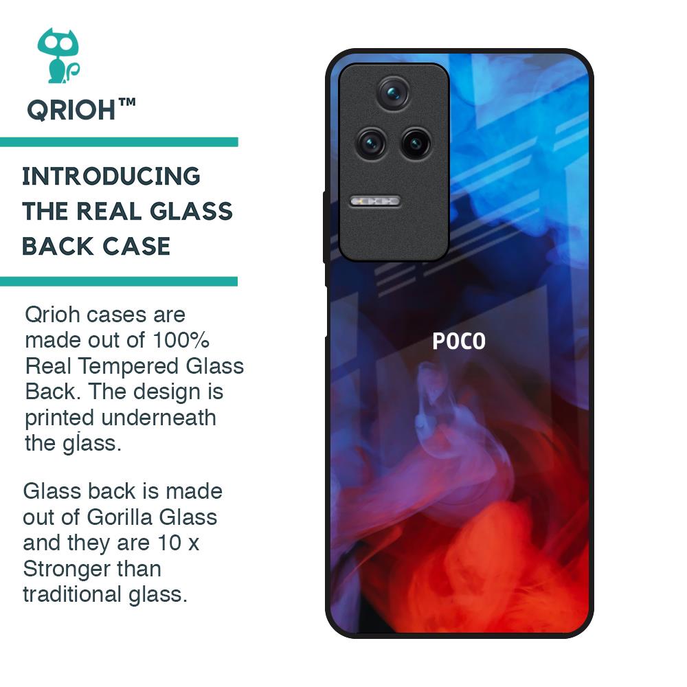Dim Smoke Glass Case for Poco F4 5G