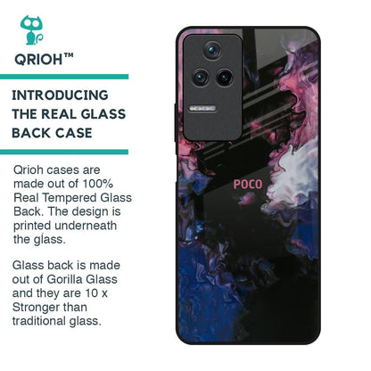 Smudge Brush Glass case for Poco F4 5G