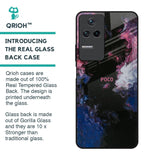 Smudge Brush Glass case for Poco F4 5G
