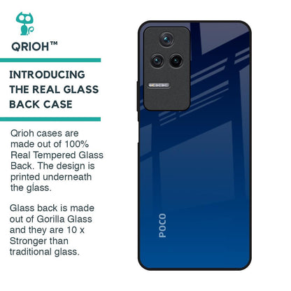 Very Blue Glass Case for Poco F4 5G