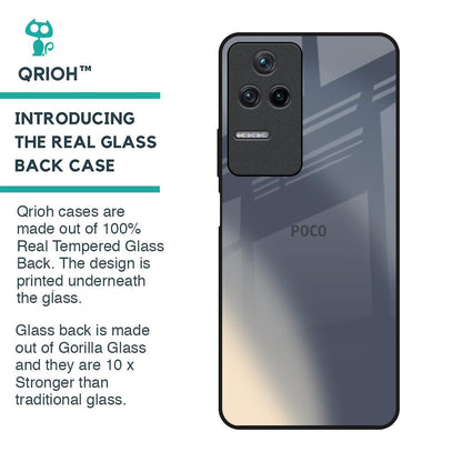 Metallic Gradient Glass Case for Poco F4 5G