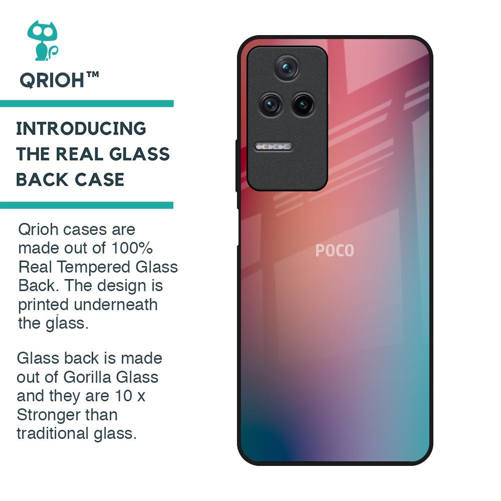 Dusty Multi Gradient Glass Case for Poco F4 5G