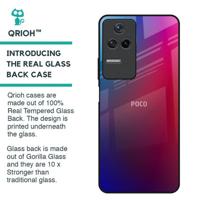 Magical Color Shade Glass Case for Poco F4 5G