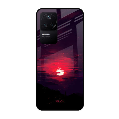 Morning Red Sky Poco F4 5G Glass Cases & Covers Online