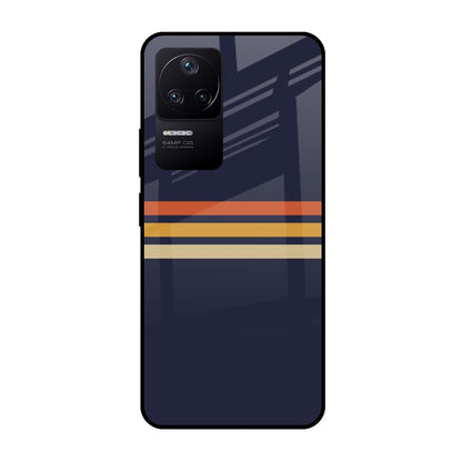 Tricolor Stripes Poco F4 5G Glass Cases & Covers Online