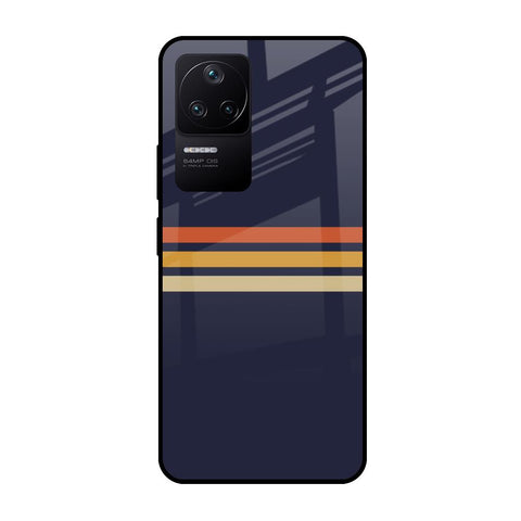 Tricolor Stripes Poco F4 5G Glass Cases & Covers Online